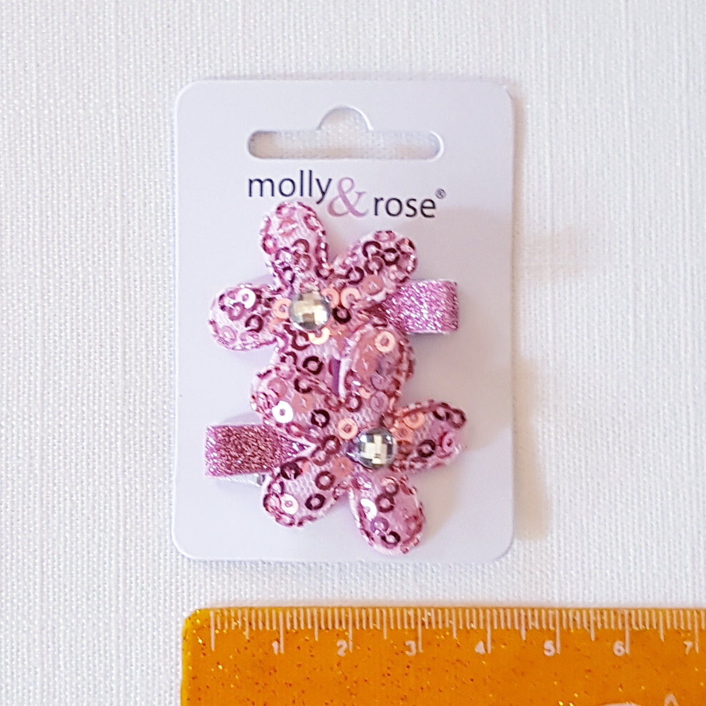 Molly & Rose - Hårklemmer 2 stk. - Marguerit Paillet