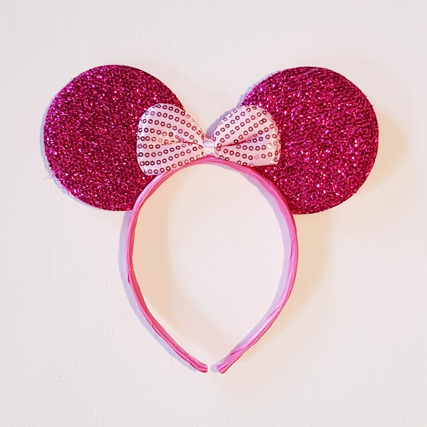 Molly & Rose - Hairband - Mouse Ears Raspberry