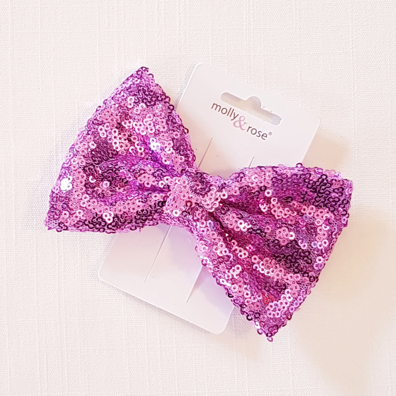 Molly & Rose - Hair clip 1 pc. - Sequin Bow