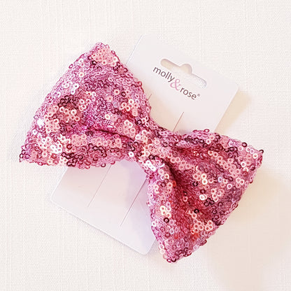 Molly & Rose - Hair clip 1 pc. - Sequin Bow