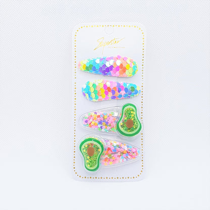 Tutti Frutti - Hair clips 4 pcs. - 4 variants