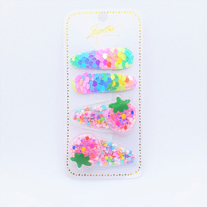 Tutti Frutti - Hair clips 4 pcs. - 4 variants