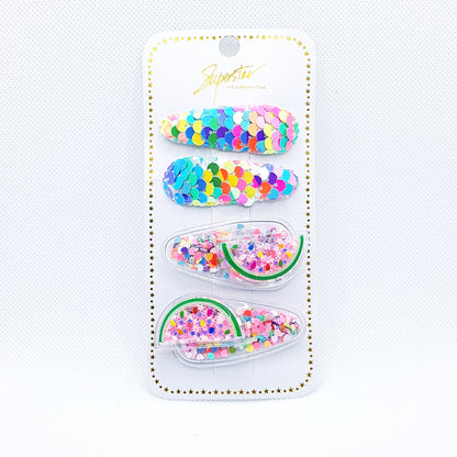 Tutti Frutti - Hair clips 4 pcs. - 4 variants