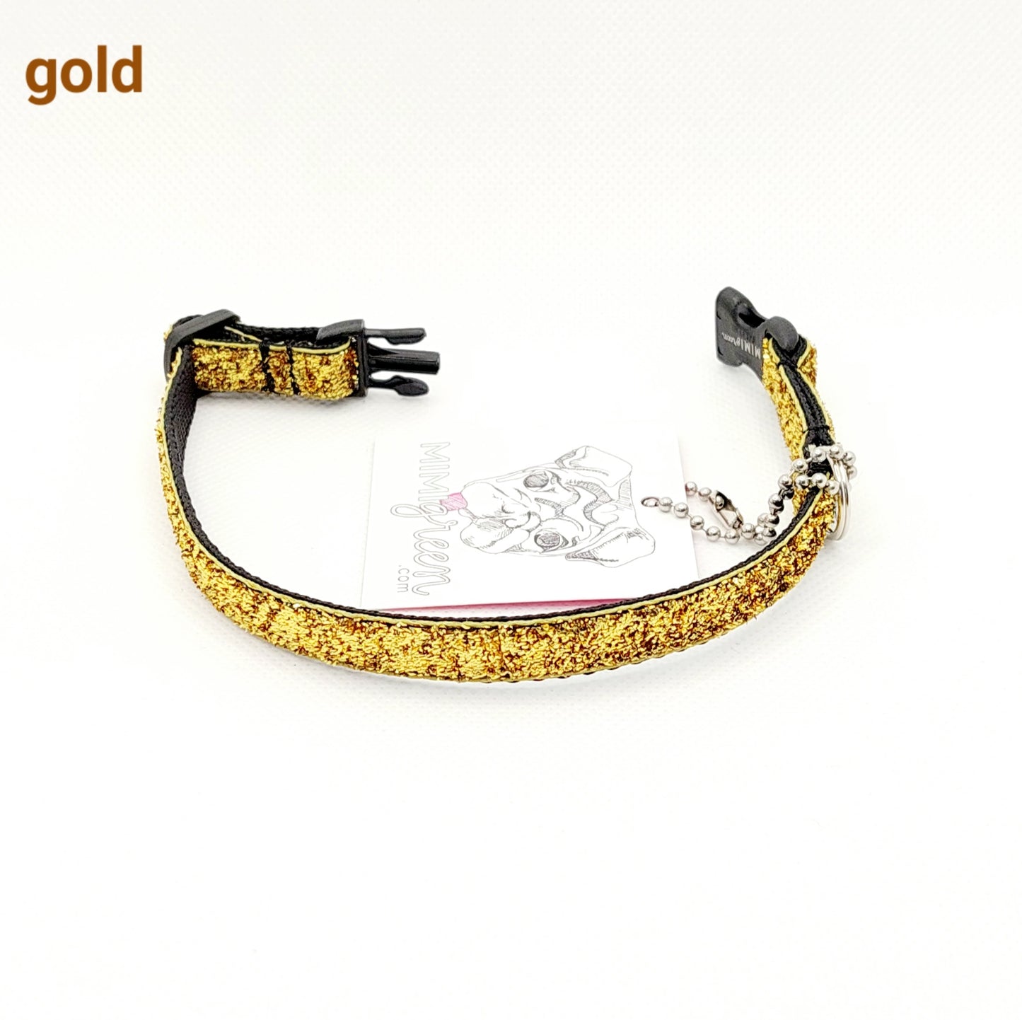 Collar - Cats - Sparkly Mermaid Glitter (size Small cat)