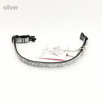 Collar - Cats - Sparkly Mermaid Glitter (size Small cat)