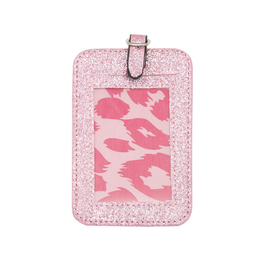 Kuffert tag - Glitter Pink
