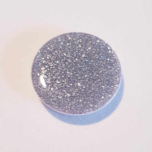 Popsocket - Sølv Glitter