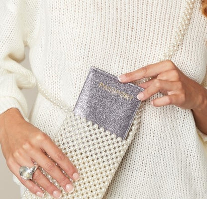 Pas Cover - Glitter Sølv