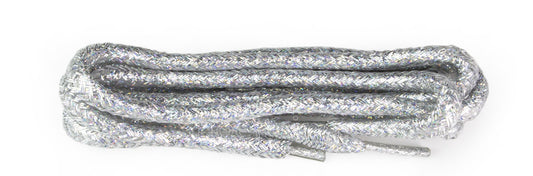Shoelaces - Glitter Silver - Round - 60 cm