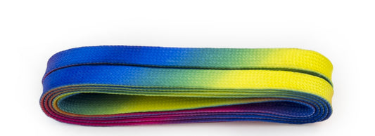 Snørebånd - Regnbue - Multifarvet - Flad - 100 cm