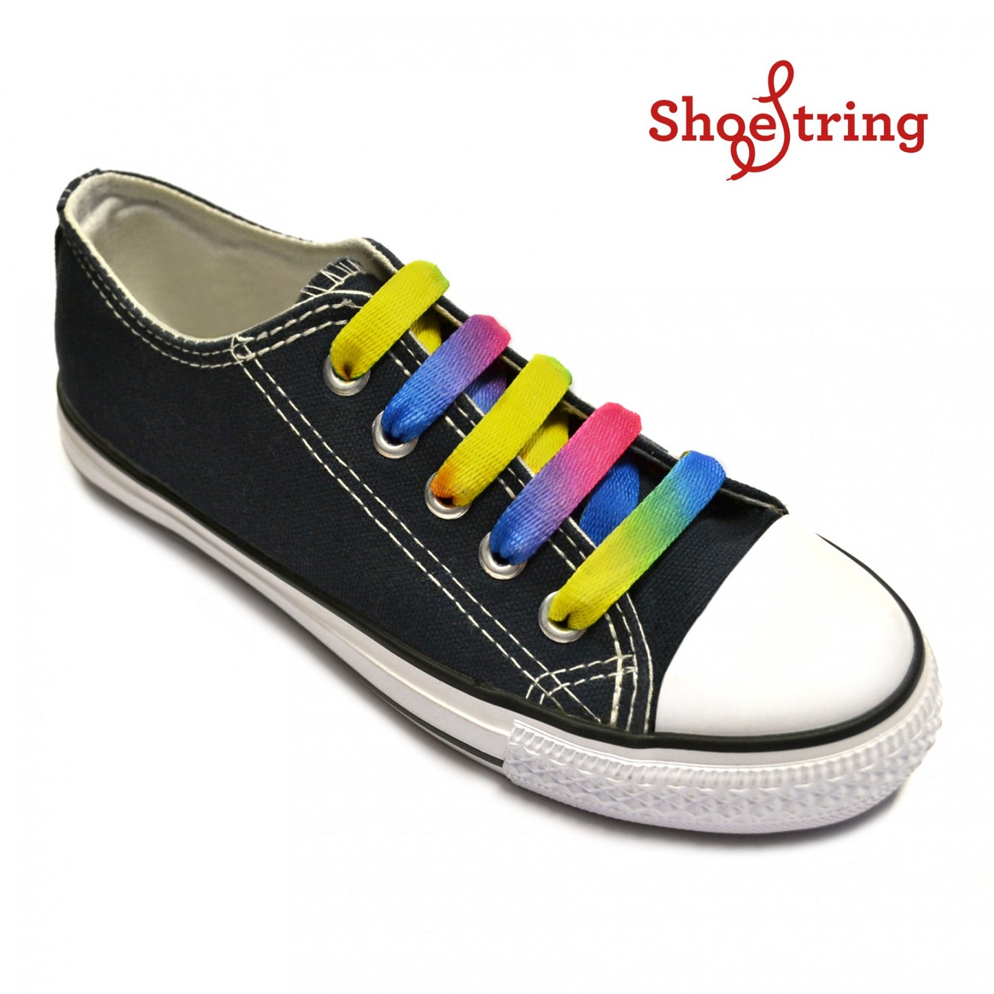 Shoelaces - Rainbow - Multicolored - Flat - 100 cm