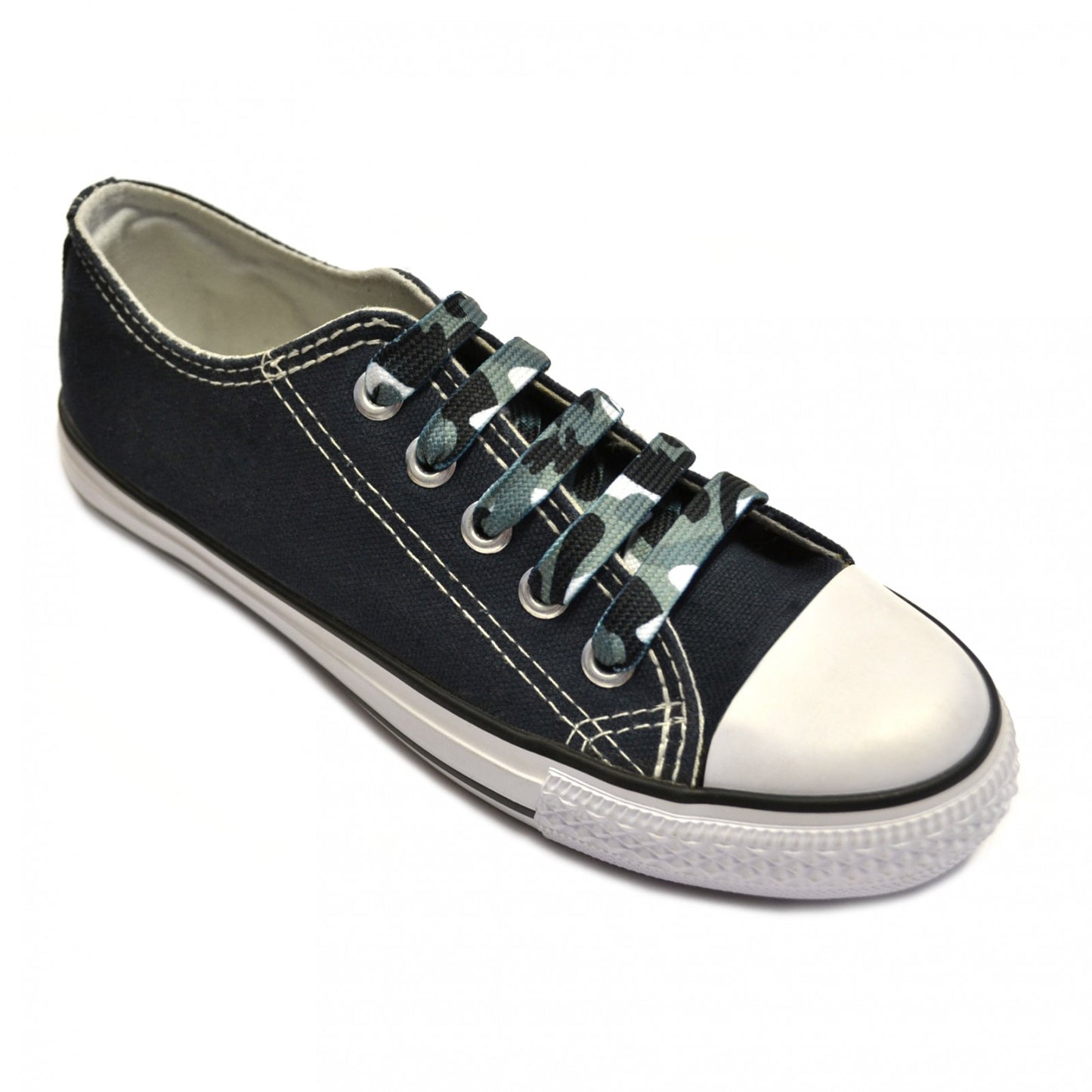 Shoelaces - Camo - Grey - Flat - 100 cm