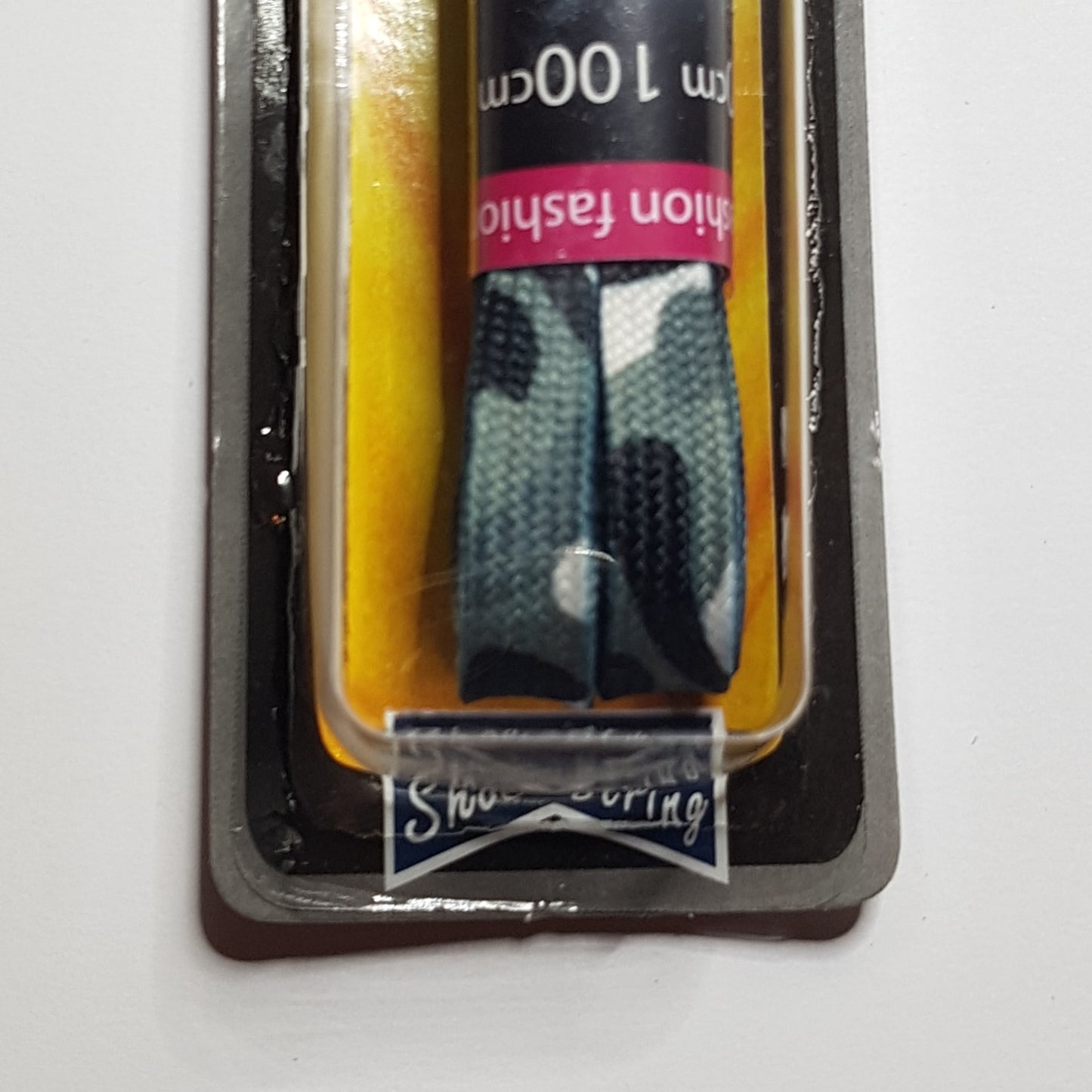 Shoelaces - Camo - Grey - Flat - 100 cm