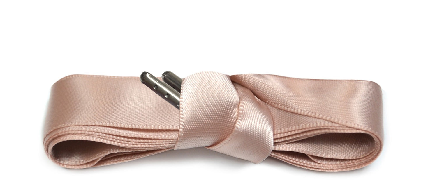 Shoelaces - Satin Ribbon - Dusty Pink - 120 cm