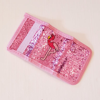Molly & Rose - Tegnebog - Flamingo Glitter Pink