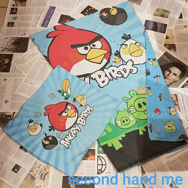kopi Tal til specificere Genbrug - Sengetøj - Angry Birds - Blå (130 x 200 cm) – Glitter Me DK