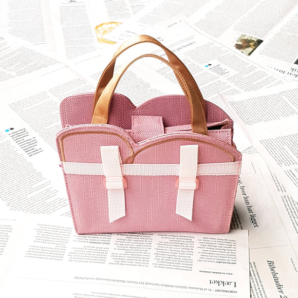 Genbrug - Taske BASIL - Pink/Guld Glitter DK