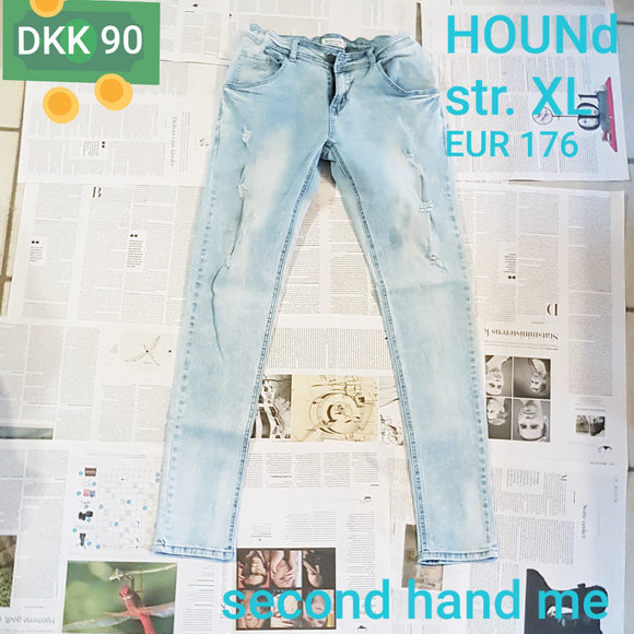 Genbrug - Tøj/Drenge - HOUNd - Lyseblå (str. XL/EUR 176) – Glitter Me DK