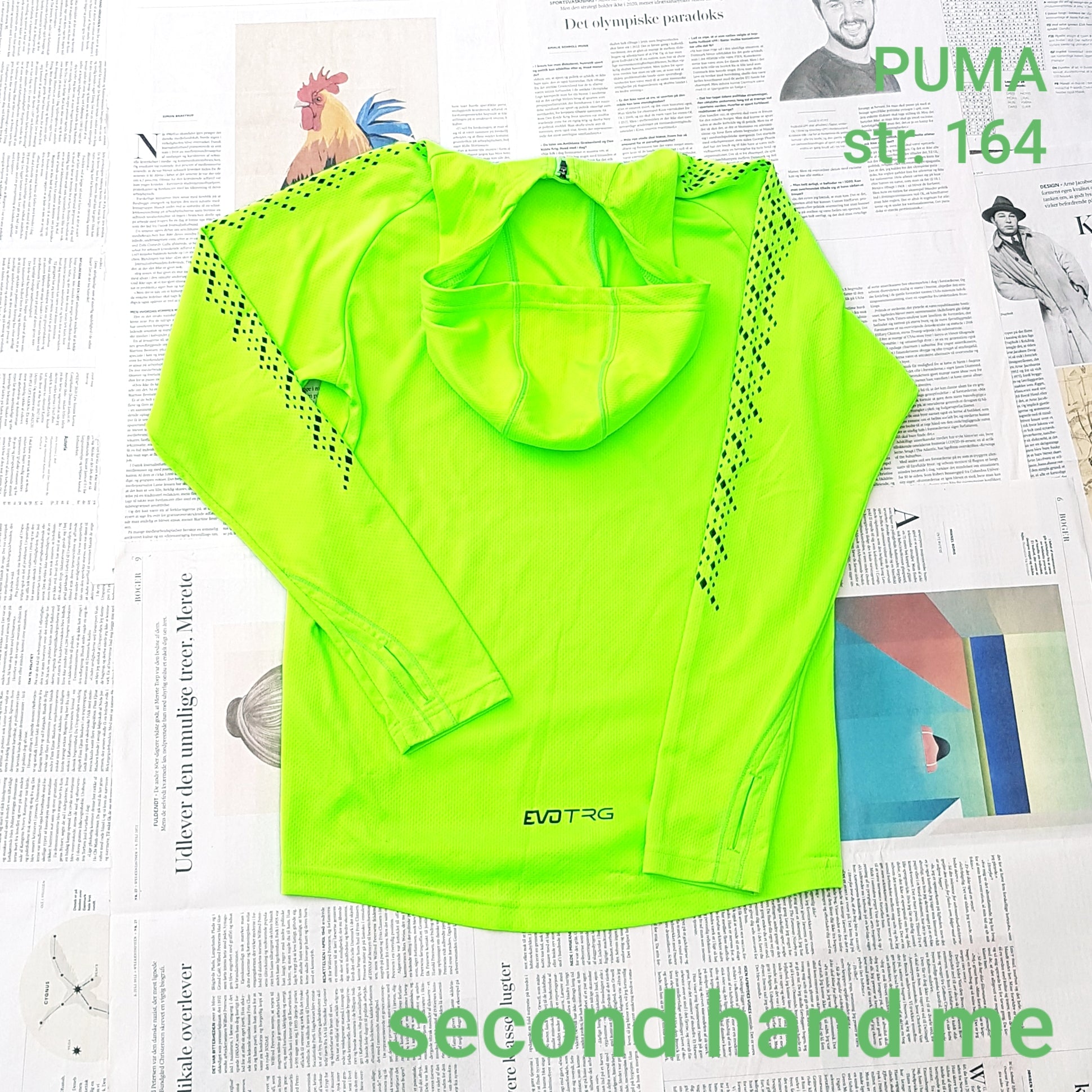 - Tøj/Drenge - Sports T-shirt - PUMA - Grøn (EUR 164) – Glitter Me DK